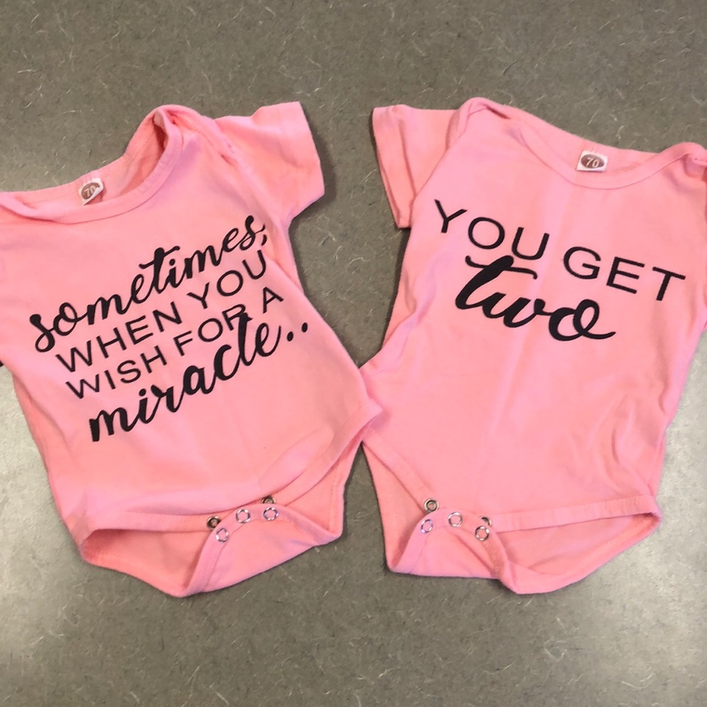 Twin onesies